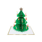 Carte de noël Sapin 3D