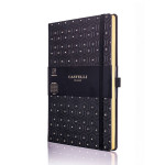 Carnet de notes ligné Black&Gold 13 x 21 cm Honeycomb