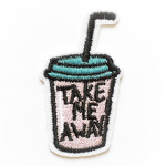 Ecusson thermocollant Take away