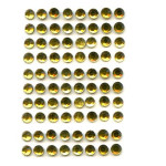 Strass - Or - 80 pièces - 4 mm
