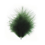 Plume décorative 8cm sachet de 10 - Vert foncé