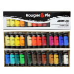 Peinture acrylique 21 ml Boite de 24 tubes