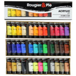 Peinture acrylique 21 ml Boite de 36 tubes