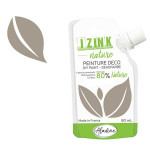 Peinture décorative Izink Nature 80 ml - Taupe