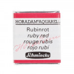 Peinture aquarelle Horadam demi-godet extra-fine - 351 - Rouge rubis