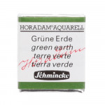 Peinture aquarelle Horadam demi-godet extra-fine - 516 - Terre verte