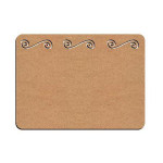 Support à décorer en bois medium - Set de table ajouré-spirale - 30 x 40 cm