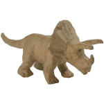 Objet en papier mâché tricératops 9 x 19 x 6 cm