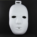 Support à décorer en plastique - Masque adulte - Homme - 26 x 13.5 x 9 cm
