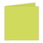 Carte Double faire part Pollen 210g 160 x 160 mm par 25 - Vert Bourgeon