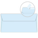 Pollen - 20 enveloppes rectangulaires 9 x 14 cm - Bleu