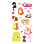 Autocollant 3D Puffies Chats