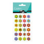 Stickers 3D Cooky thème fleurs