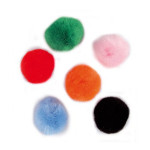 Pompons - Assortiment - 1,5 cm - 60 pces