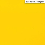 Feuille de papier Maya 50 x 70 cm 120 g/m² - Jaune Soleil