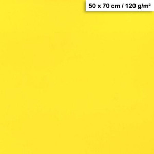 Feuille de papier Maya 50 x 70 cm 120 g/m² - Jaune citron