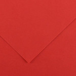 Papier Vivaldi lisse 240g/m² 50 x 65cm - 15 - Rouge
