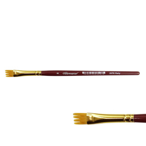 Brosse peigne fibre synthétique orange Ruby s.20PE - 12