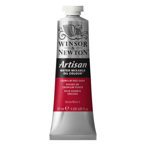 Peinture à l'huile hydrosoluble Artisan 37 ml - 104 Rouge de cadmium foncé A O
