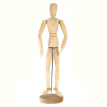 MANNEQUIN BOIS 50CM HOMME