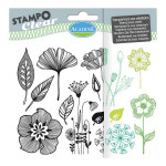 Stampo Clear - Fleurs - 12 tampons