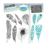 Stampo Clear - Plumes - 10 tampons