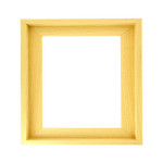 Caisse américaine en L brute format carré - 20 x 20 cm