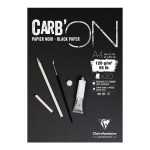 Bloc croquis Carb'On Papier noir 120 g/m² - 20 Fles - 42 x 59,4 cm (A2)