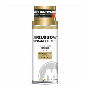 Bombe de peinture Urban Fine-Art Metallic 400 ml Or
