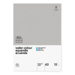 Bloc de papier aquarelle Fin 300 g/m² 12 feuilles W&N Classic - 29,7 x 42 cm (A3)