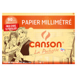 Papier dessin technique 160g A4 pochette de 12 feuilles Canson chez Rougier  & Plé