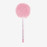 Stylo pompon rose
