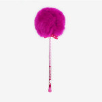 Stylo pompon fuchsia