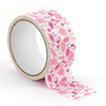 Ruban adhésif décoratif Queen Tape 48 mm x 8 m Flamant rose