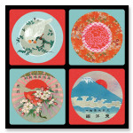 Dessous de verre 10 x 10 cm Fujiyama x 4 pcs