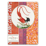 Carnet ligné A6 10 x 15 cm 100 g/m² 100p L'oiseau rouge