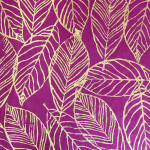 Papier Lokta Imprimé 50 x 75 cm Fontainebleau fuchsia