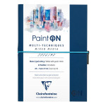 Carnet Paint'On papier à grain Blanc 250 g/m² A5 32 F