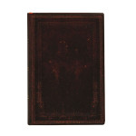Carnet souple Marocain noir uni 9,5 x 14 cm 100 g/m² 176 p