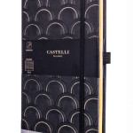 Carnet de notes ligné Black&Gold 13 x 21 cm Art Déco
