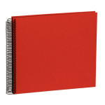 Album spiralé Economy Medium 40 pages noires couverture Efalin 24,5 x 23 cm - Bordeaux