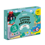 Coffret stickers et decor pocket Dinos