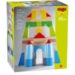 Jeu de construction Blocs en bois Multicolores 43 pcs