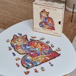 Puzzle en bois Le Tendre Chat