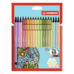 Feutre Pen 68 set Nature et Cocooning 18 pcs