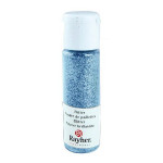 Poudre de paillettes ultrafine irisées 10 ml - Bleu moyen